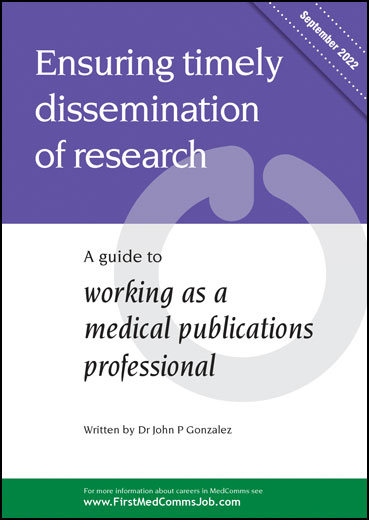 Download a free copy of the latest MedComms Careers Guide for medical publications professionals